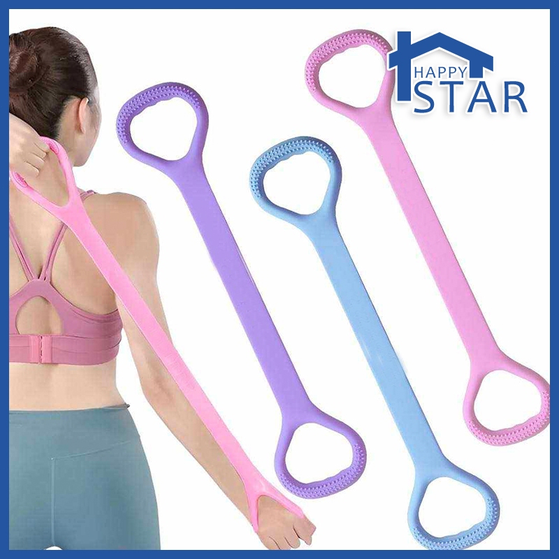 8 Shape Pull Rope Elastic Bands Yoga Chest Expander Pilates Exercise Expansion Sport Training Pulling Fitness Equipment
