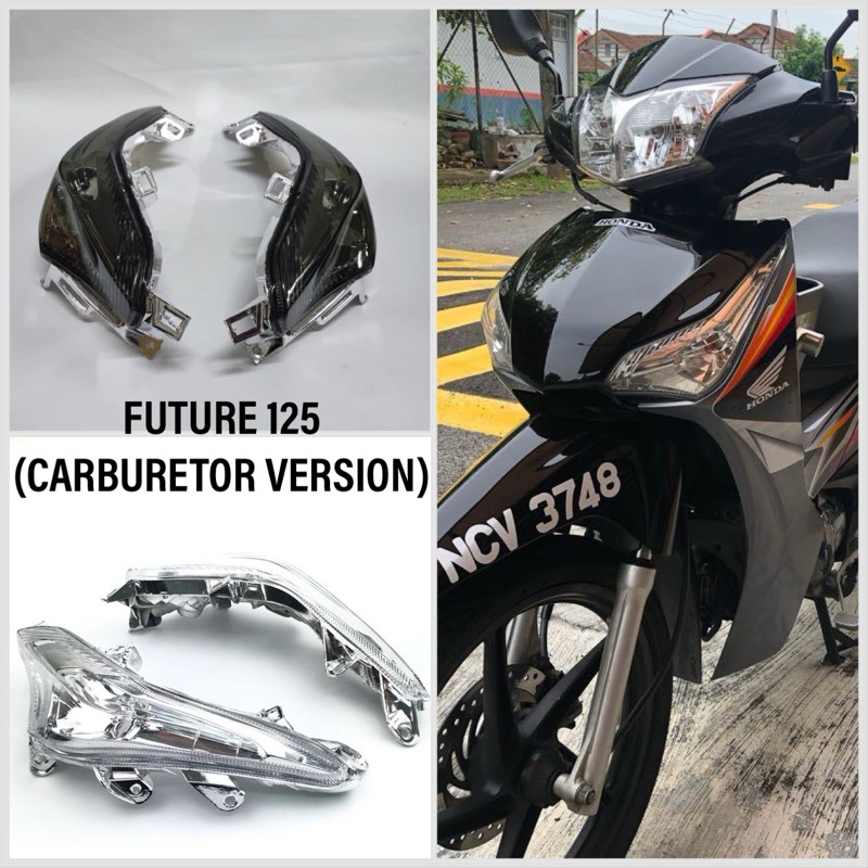 Viss Honda Future 125 FUTURE125 Carburetor Version Front Signal Set Signal Depan Set Assy Clear / Tinted