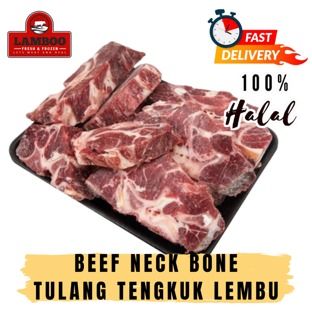 Aust Beef Neck Bone / Tulang Tengkuk Lembu - 1kg