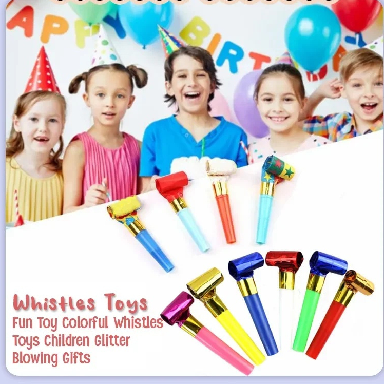 UMI 3 Size Birthday Party Toys Festive Decor Noise Makers Whistle Colorful Blower Funny Blowout Blow Dragon 派对口哨 小吹龙