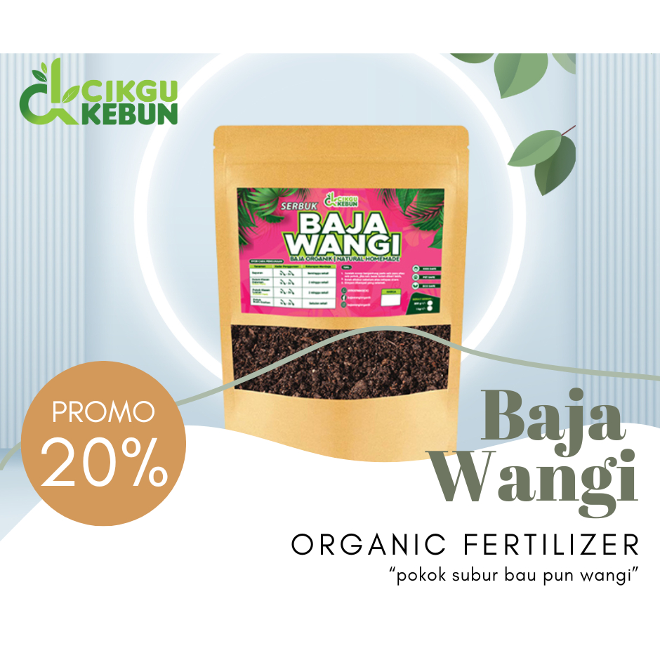 PROMO 1 BAG BAJA WANGI | Organic l Tanaman Sayur, Bunga, dan Buah l Suburkan Tanaman | Free Biji Benih Sayuran