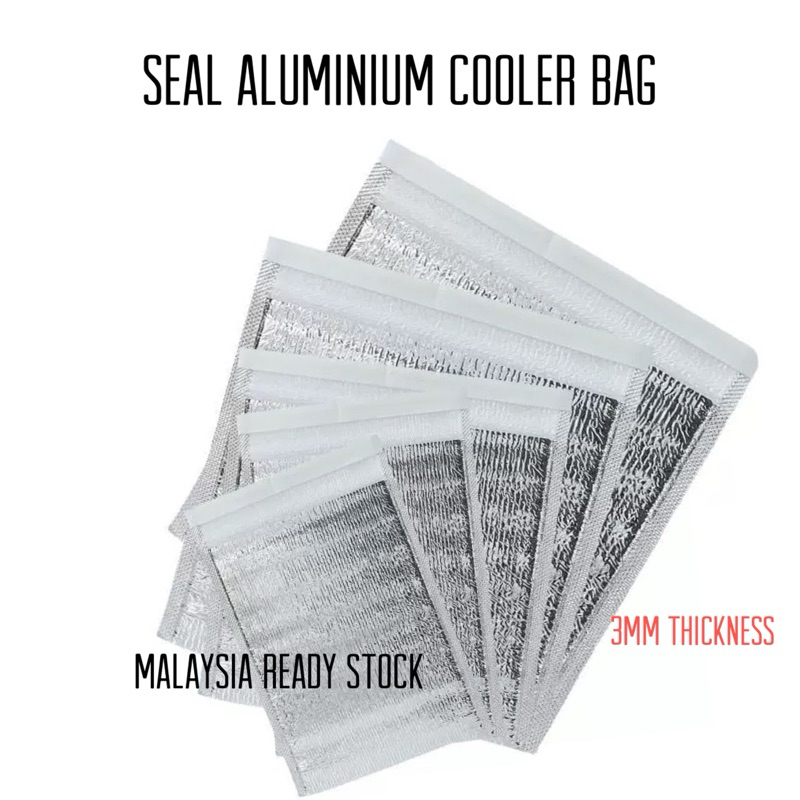 Seal Insulated Aluminium Protection Thermal Cooler Bag/Sealable Insulation Frozen Food Packaging Cool