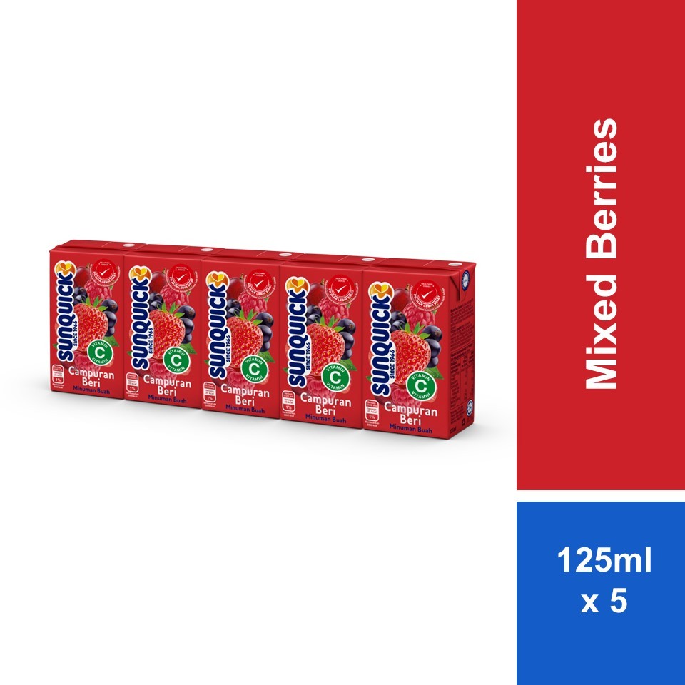 Sunquick Fruit Drink Mixed Berries 125ml x 5s