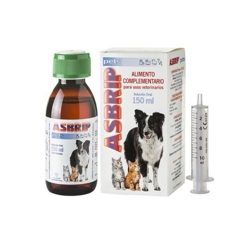 Asbrip Pets 30ml oral solution functional supplement respiratory ubat patuk ubat selsema XHBD