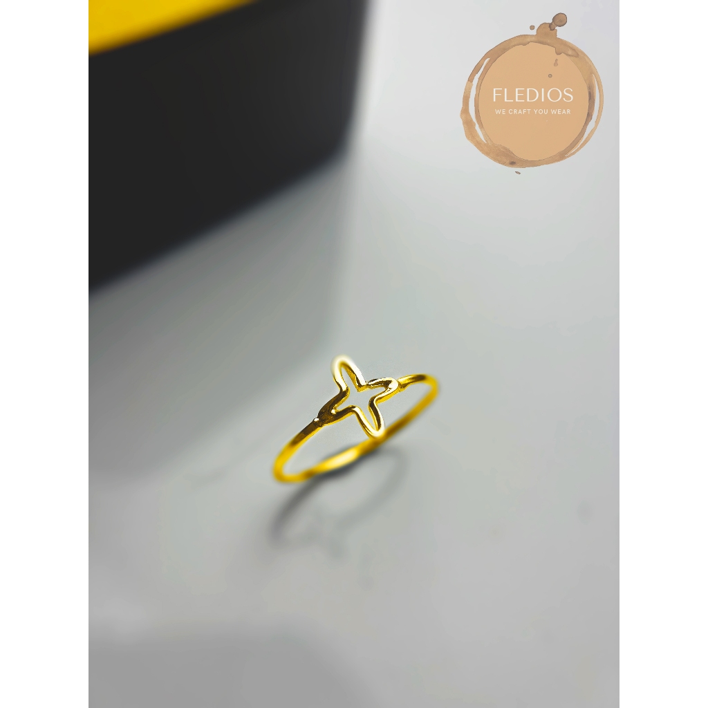 Fledios 916 Cincin Emas 916 Minimalis 916 Gold Jewelry Minimalist Jewelry