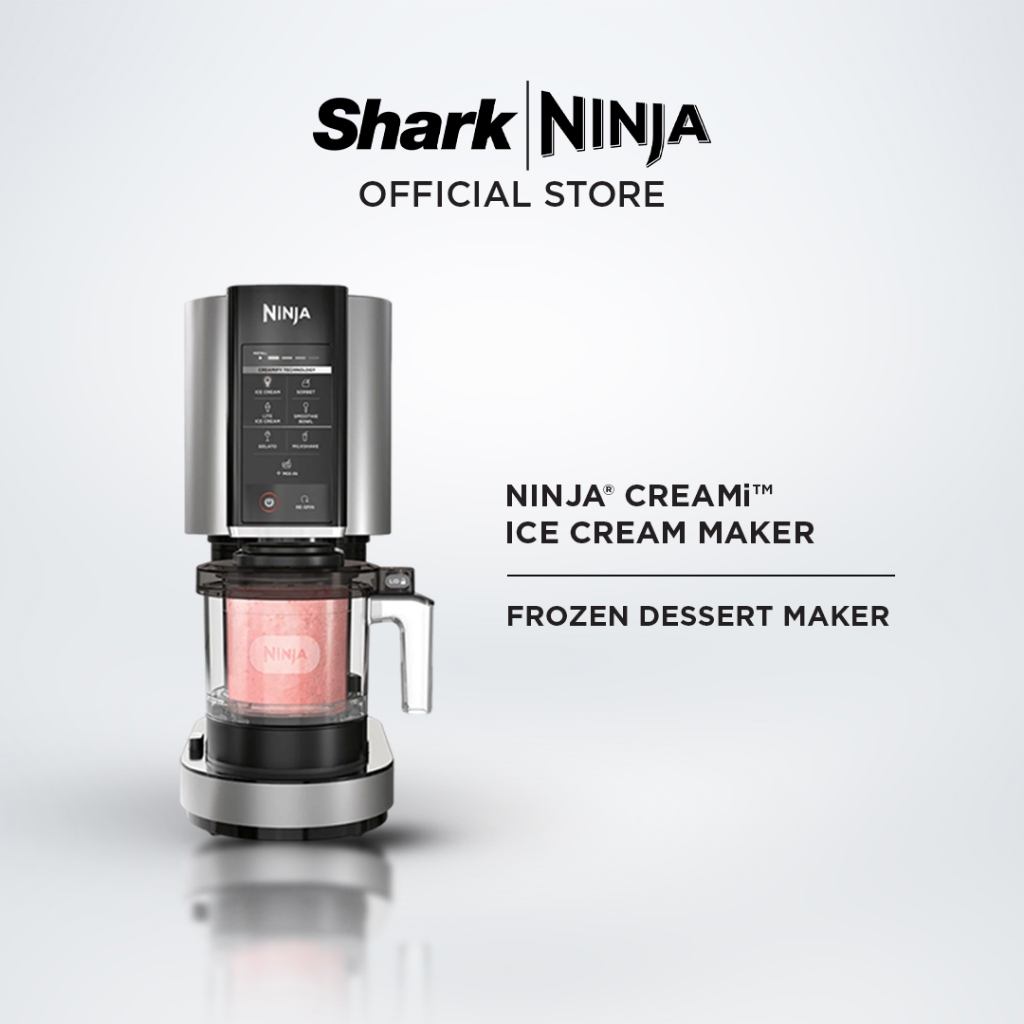 Ninja CREAMi Ice Cream & Dessert Maker, 3 Tubs, 7 Programs: Gelato, Sorbet, Smoothie Bowl, Milkshakes & more - NC300