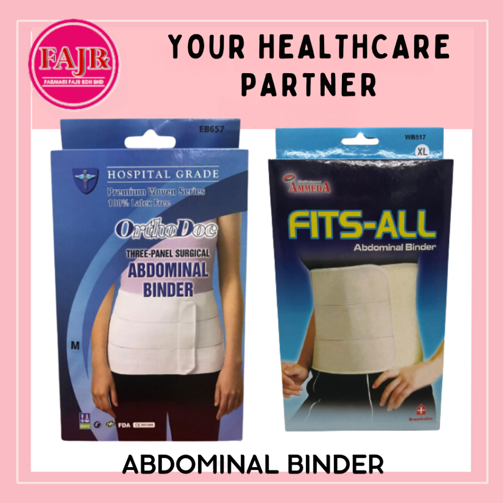 Abdominal Binder Orthodoc / Ammeda / stomach support / post-surgery / pembedahan / pain relief / bersalin