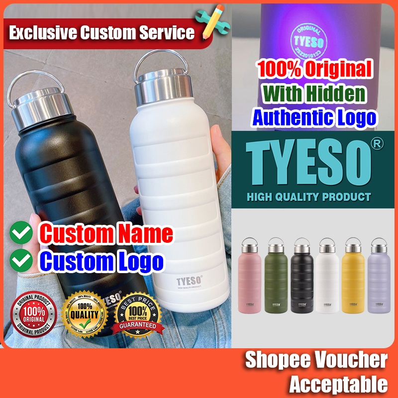 Custom Name Tyeso Caterpillar Thermos Large Capacity Vacuum Insulated Tumbler Water Bottle Drinkware Cup Hom