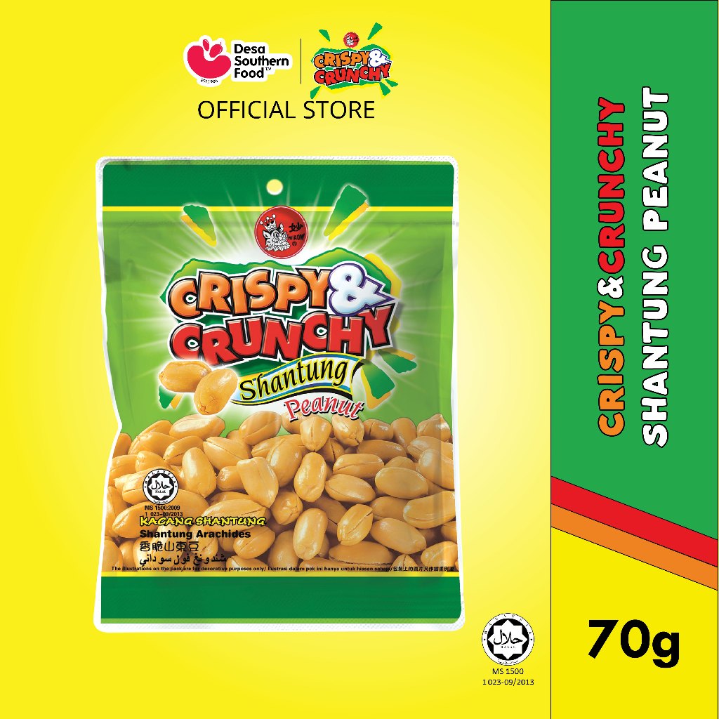 Crispy&Crunchy Shantung Peanut/Kacang Shantung -70g