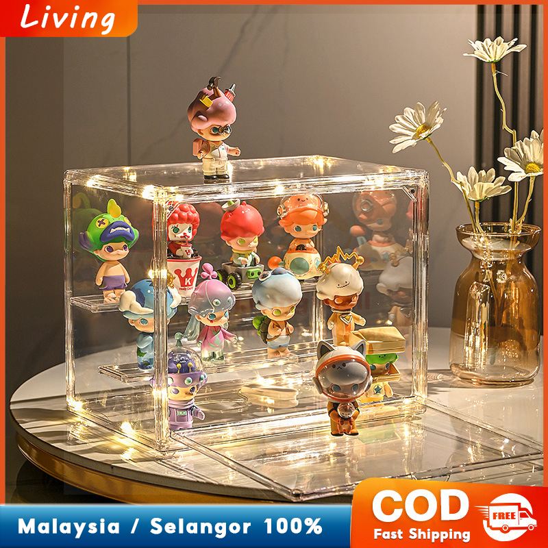 Handmade Model Toy Display Storage Box Stackable High-Definition Transparent Storage Box 盲盒手办收纳盒