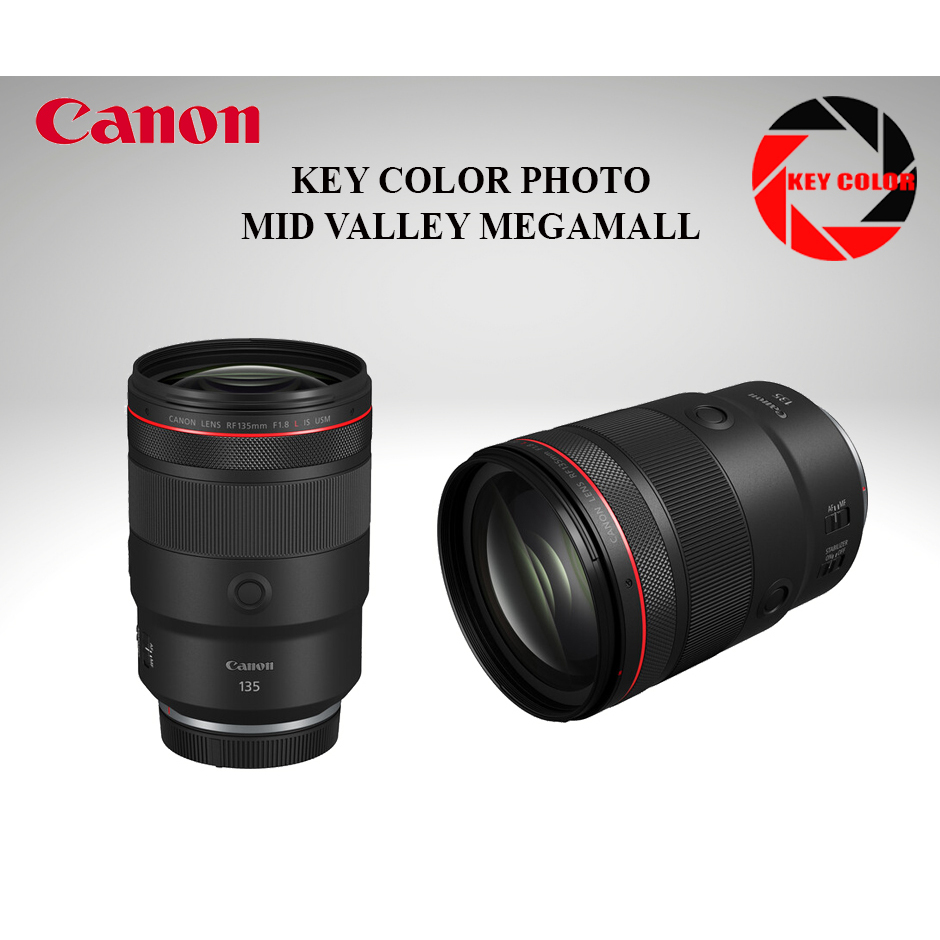 Canon RF 135mm f/1.8 L IS USM Lens (Canon Malaysia 3 Year Warranty)