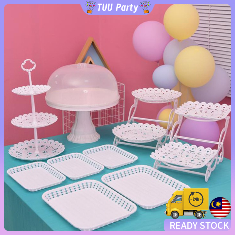 2/3 Layer Cupcake Pastry Cake Dessert Stand Cookie Tray Rack Candy Buffet Fruit Holder For Wedding 蛋糕支架