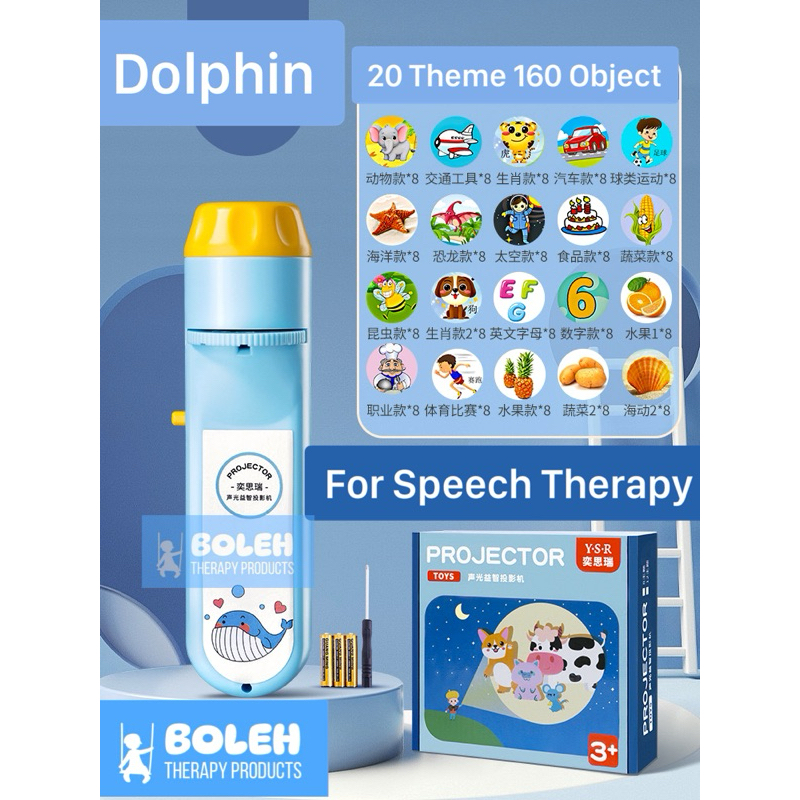 BOLEH Torch Light With 120 Object For Speech Therapy, Quality and Clear