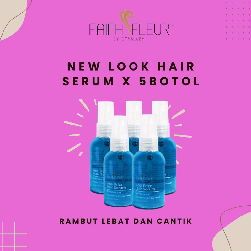 Hair Serum Faith Fleur 65ML Beli 5 Free Conditioner Melembutkan Rambut Bagi Vitamin Pada Rambut