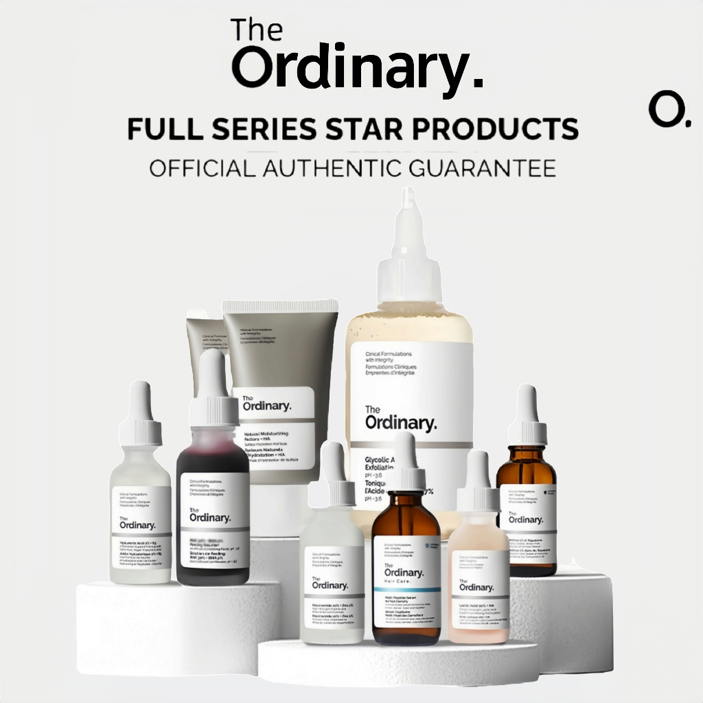 Thе Ordinаrу products （retinol,niacinamide, arbutin,glycolic acid, Lactic acid, caffeine, buffet） and other essences--