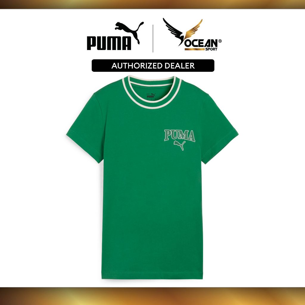 PUMA SQUAD Women Tee Archive Green T-Shirt 67789786