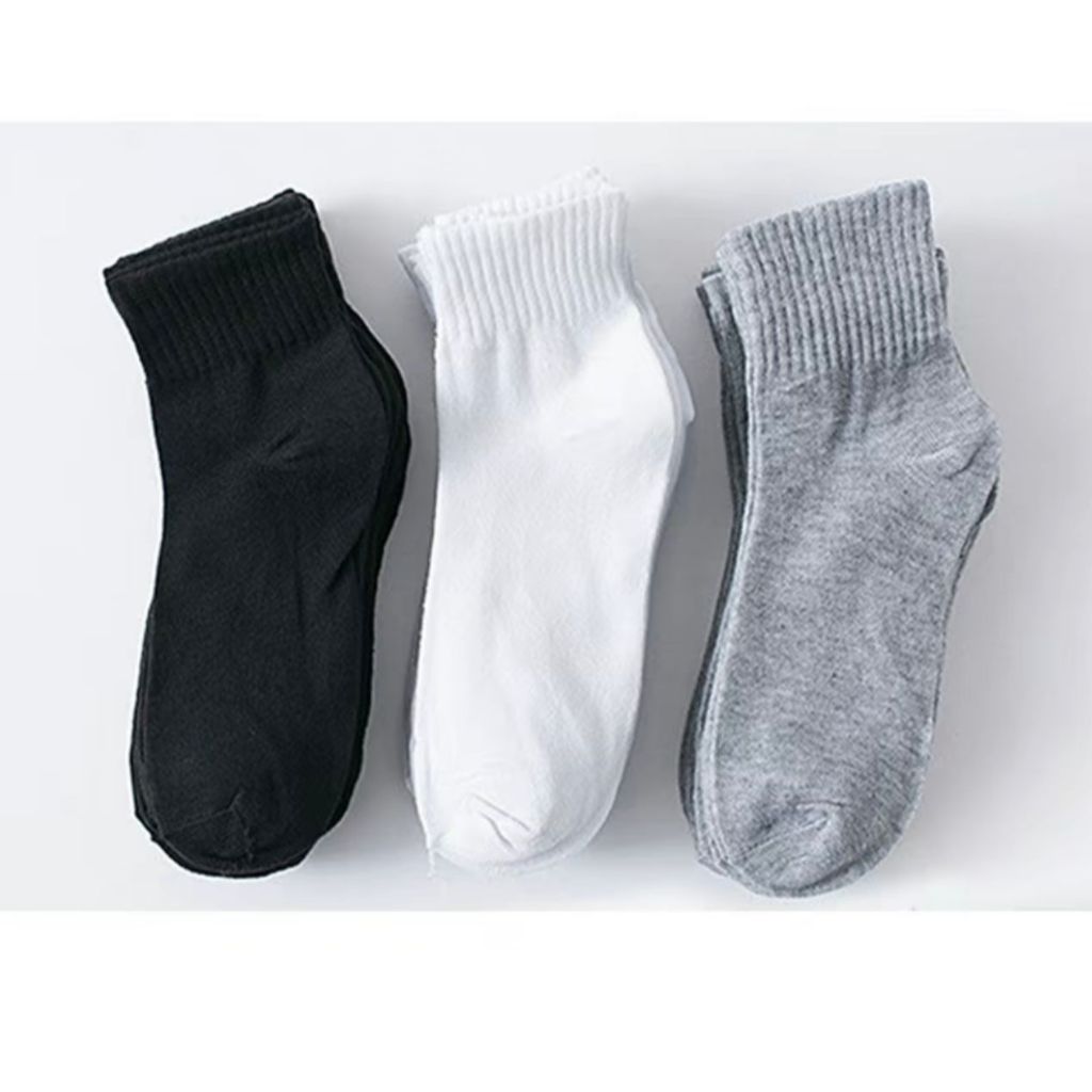 [20 Pairs Cheapest Socks] Low cut socks, short socks, crew socks, black socks, working socks, affordable price