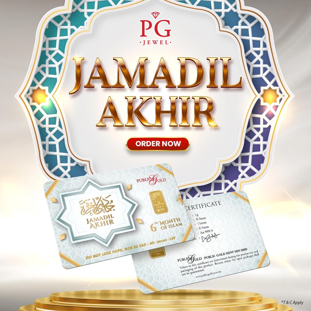 Public Gold Bullion Bar 1g (Au 999.9) - Jamadil Akhir