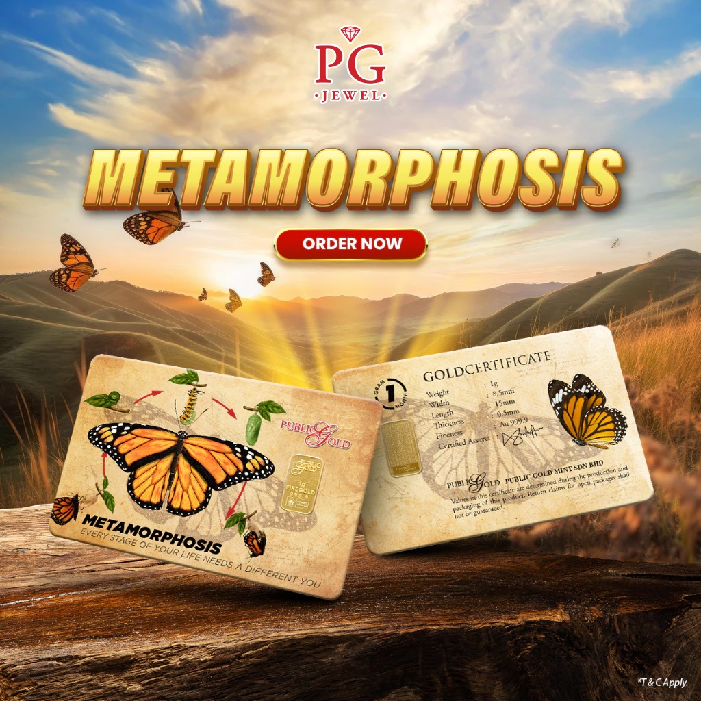Public Gold Bullion Bar 1g (Au 999.9) - Metamorphosis