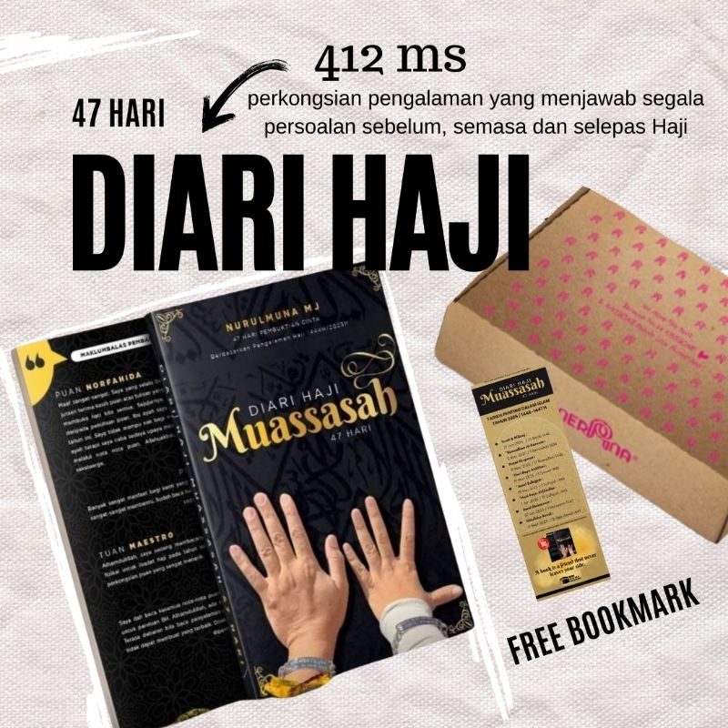 Diari Haji Muassasah Buku Pengalaman Haji Panduan Haji by Nurulmuna MJ