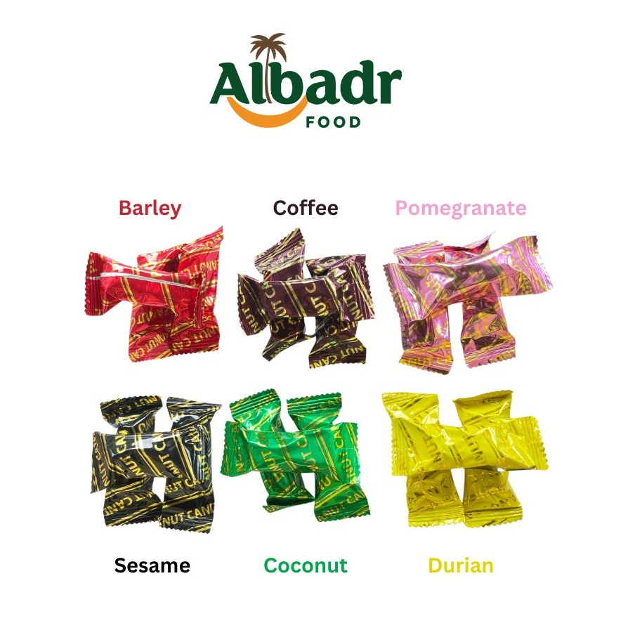 Peanut Candy | Barley | Coffee | Pomegranate | Sesame | Coconut | Durian | Wholesale And Retail | Albadr Food