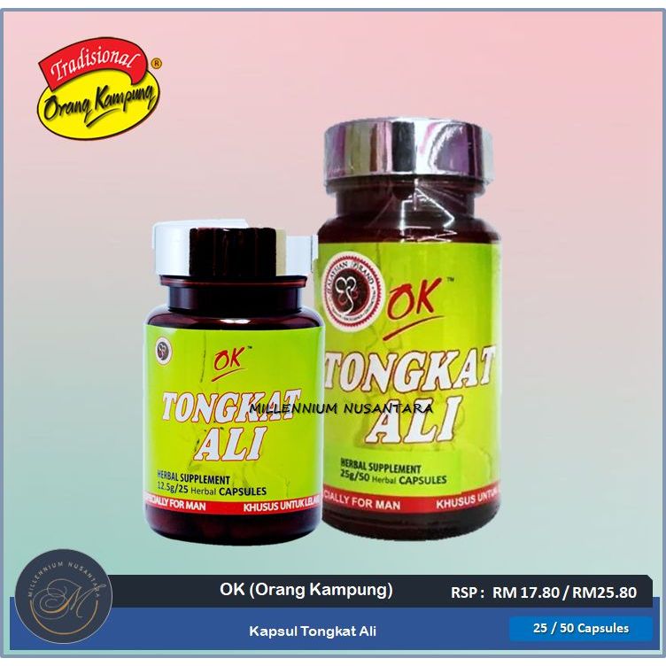 ORANG KAMPUNG Tongkat Ali 25 / 50 Kapsul (MAL19970811T)