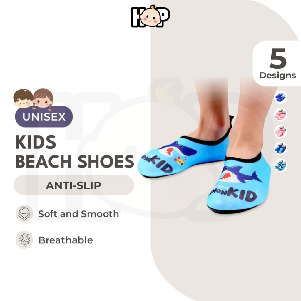Barefoot Beach Shoes Kids Swim Shoes Breathable Water Shoes Quick-dry Kasut Renang Kanak Aqua Shoe