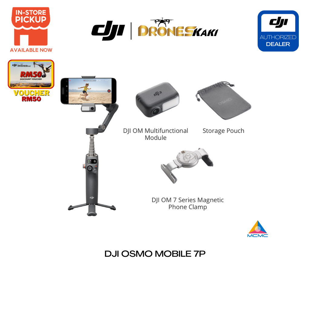 DJI Osmo Mobile 7P/ 7 - Flagship Intelligent Tracking Phone Gimbal
