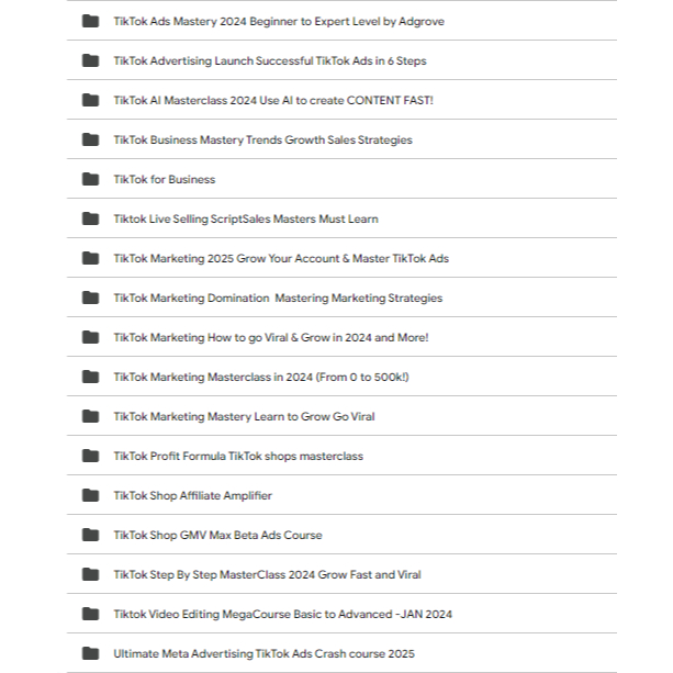 Online Video Viral Courses/ Video marketing Courses / Learn Tiktok 2025 / Tiktok Marketing video Courses 2025