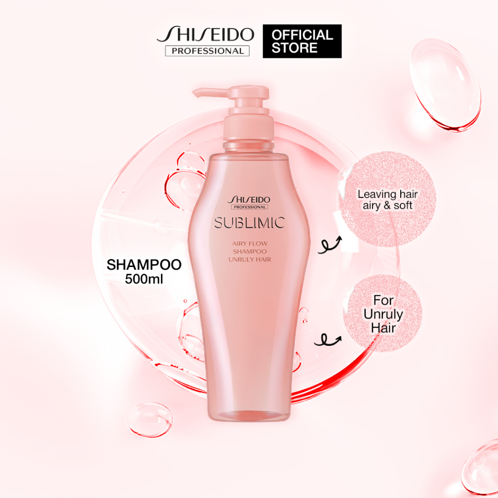 SHISEIDO PROFESSIONAL Sublimic Airy Flow Shampoo For Frizzy & Unruly Hair