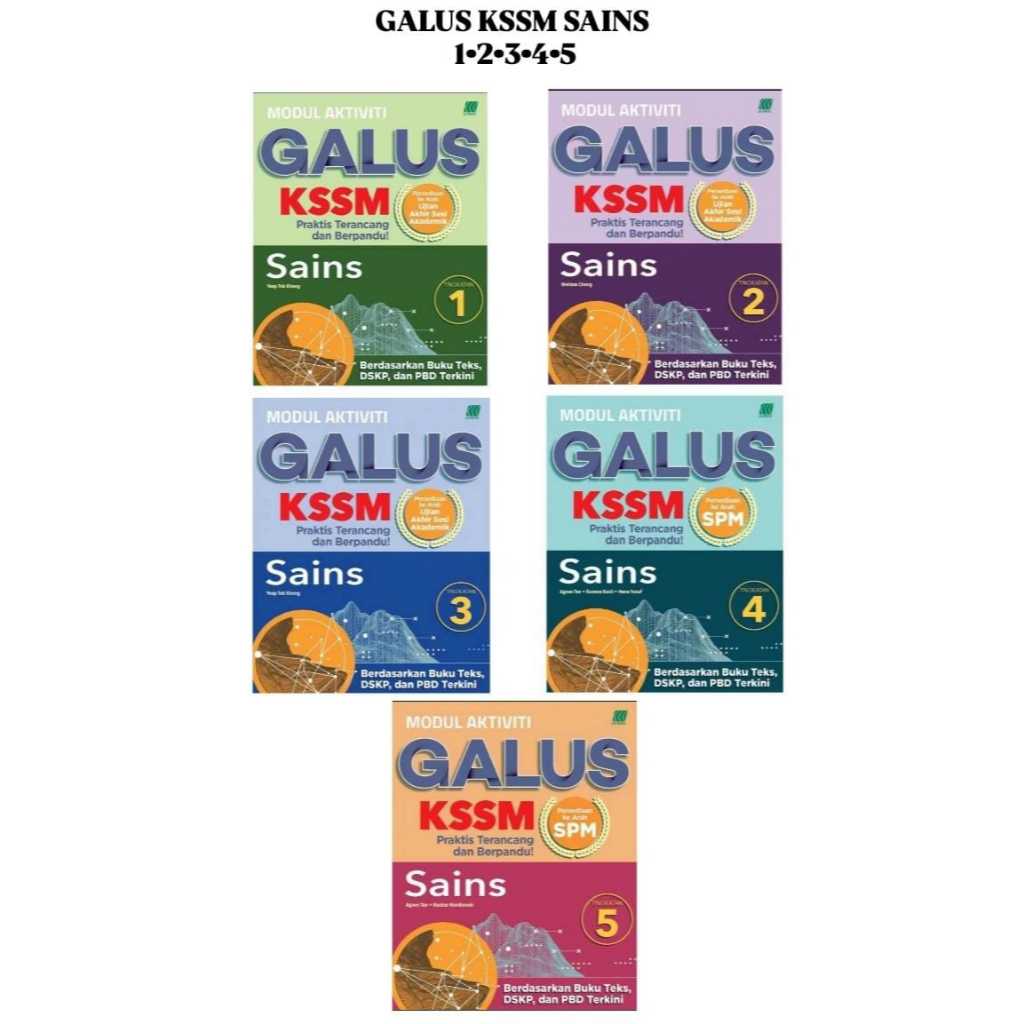 GALUS KSSM SAINS TINGKATAN 1.2.3.4.5