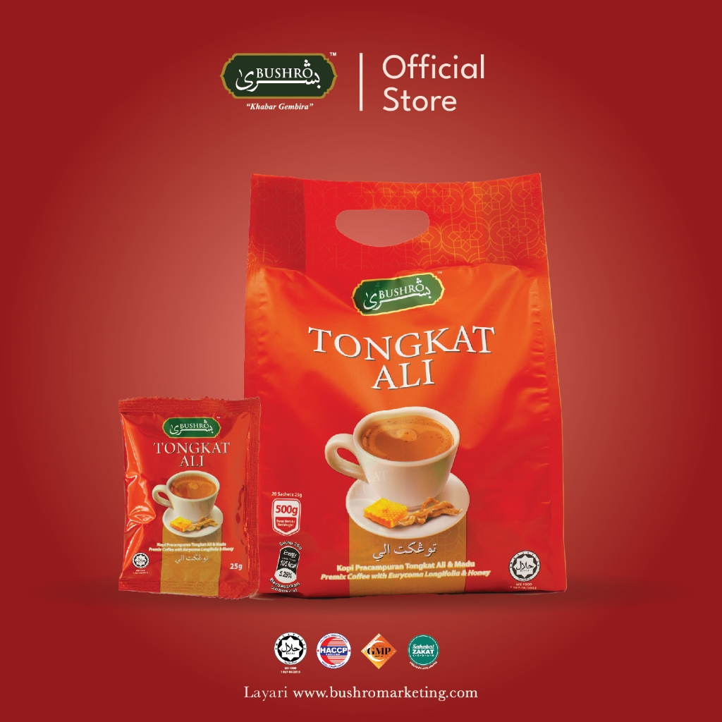 Bushro Kopi Tongkat Ali 500g