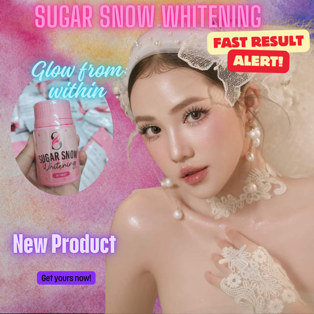 Whitening Booster Korean Skin Sugar Snow (30 Tablet