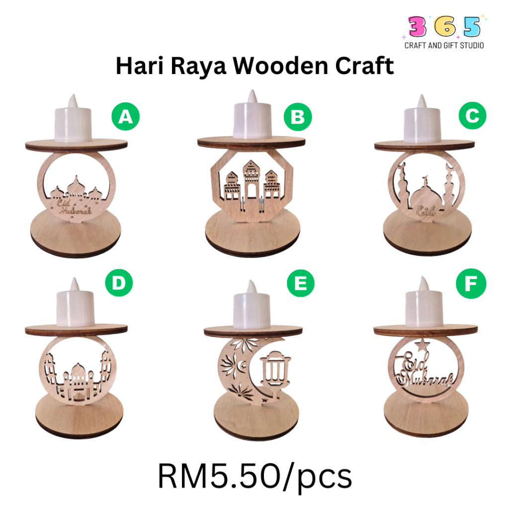 Hari Raya Aidilfitri Oil Lamp Craft Creative Kids DIY Gift Idea Decoration 手工 Hadiah Ramadan Hiasan