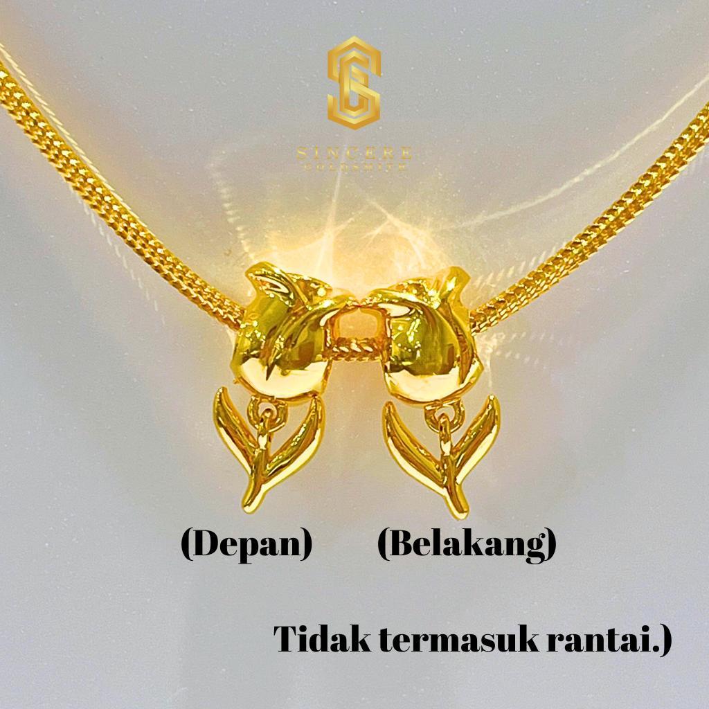 Sincere Store 3L Emas 916 Bead Rose Gantung | 916 Gold Bead | Original Emas 916