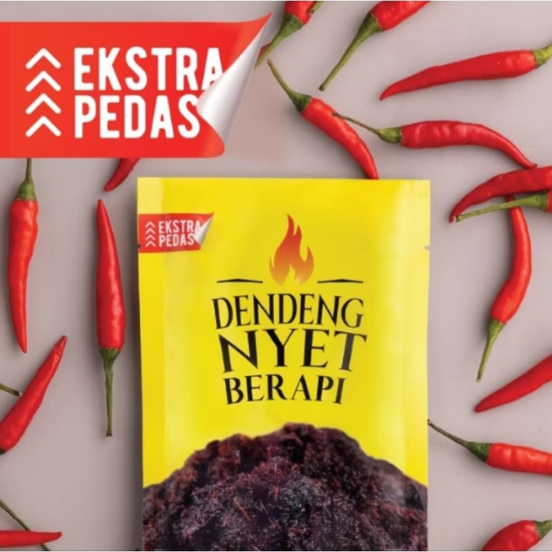 [READY STOCK+ Fast Shipping] Extra Pedas Dendeng Nyet Sambal Nyet Berapi Original by Khairul Aming Brand
