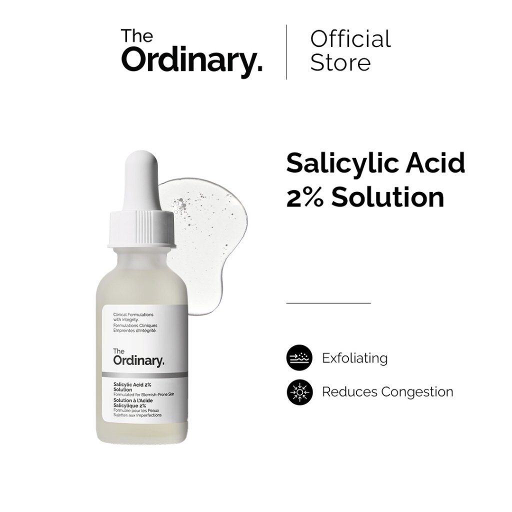The Ordinary Salicylic Acid 2% Solution - | Exfoliating, Anti-Acne, Smoothing