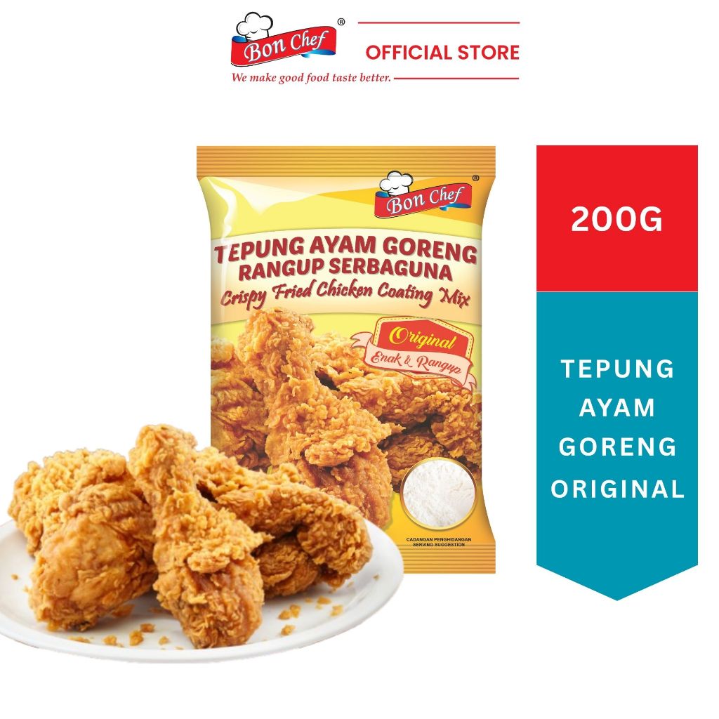 [ 200G ] Tepung Ayam Goreng Original Bon Chef