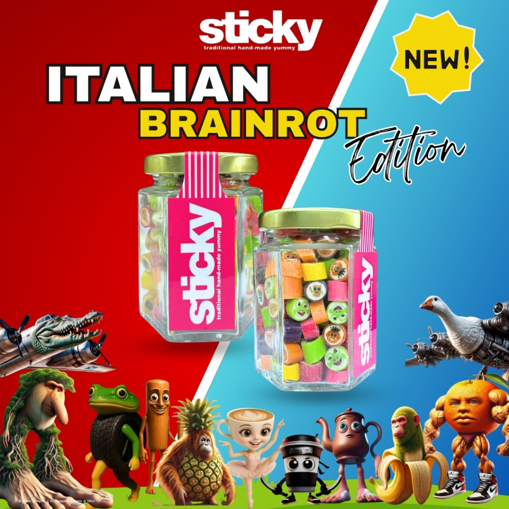 (FG ?) Sticky Candy Mix Rock 120gm Gula-Gula Viral Handmade Candy Snack Surprise Birthday Present