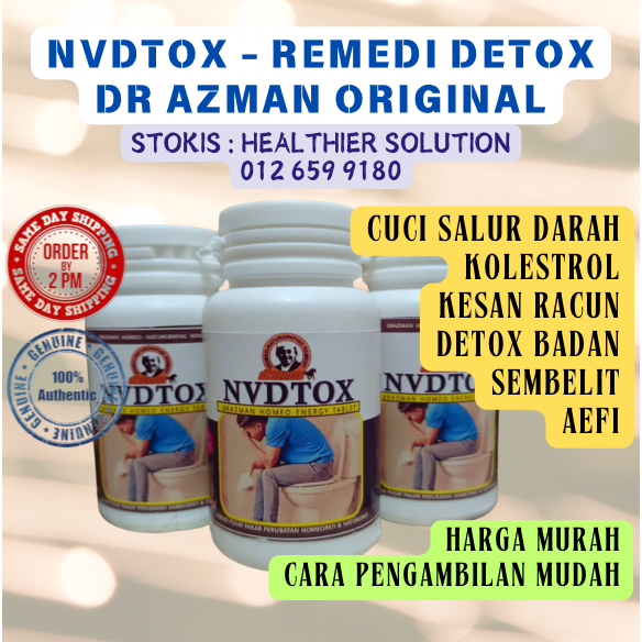 ?NVDTOX ?REMEDI DETOX DR AZMAN?ORIGINAL ? READY STOCK?FAST SHIPPING?SHIP OUT DAILY?