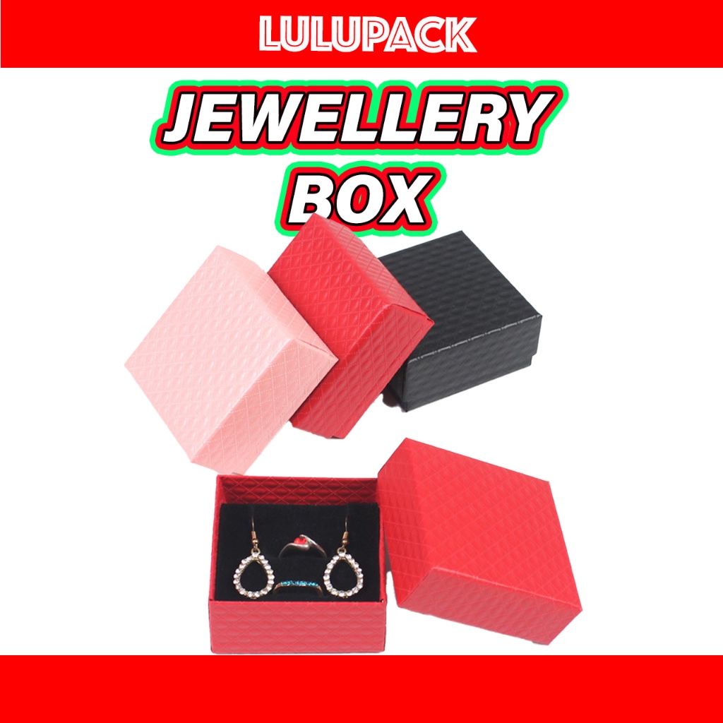 Jewelry Box Ring Necklace Bracelet Gift Box Kotak Hadiah Bekas Cincin Kotak Barang Kemas Hantaran