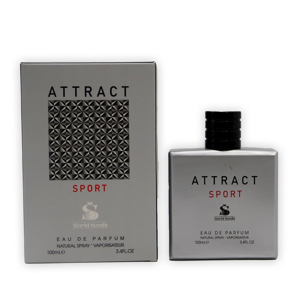 ATTRACT SPORT Perfume Minyak Wangi Wangi, 100ML EDP by WORLD SCENTS