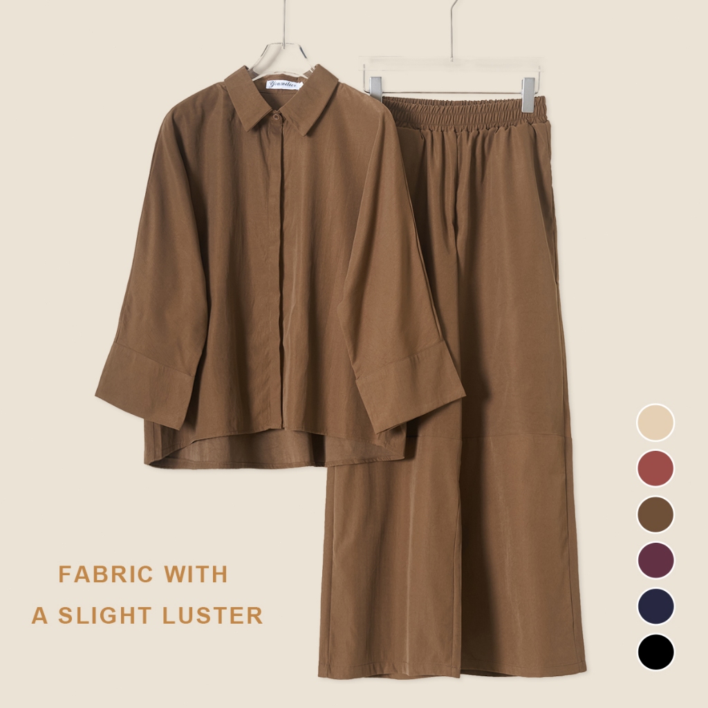 YOUMILIER BAJU SET WANITA BLOUSE & SELUAR BBML009