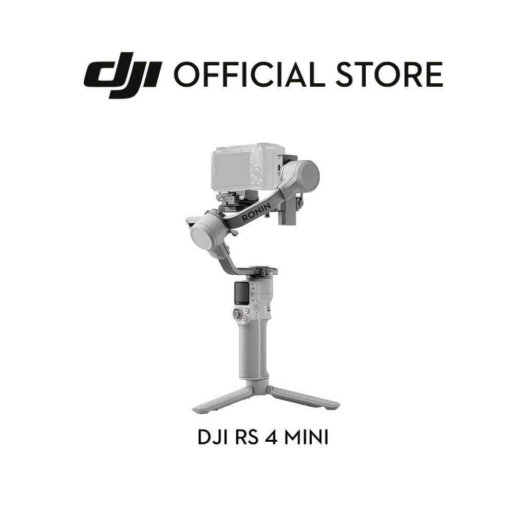 DJI RS 4 Mini - Intelligent Tracking and Compositions | Handles Camera and Smartphone | Automated Axis Locks