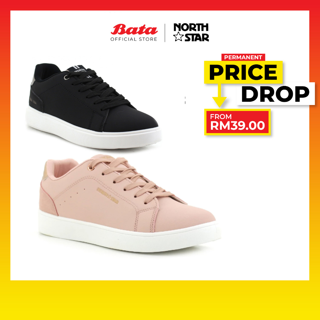 [Online Exclusive] NORTH STAR Essie Women White / Pink Sneakers 5801057 / 5805057 / 5806057 Kasut Sukan Perempuan