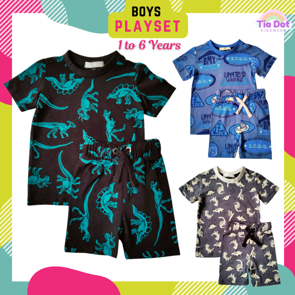 #60 Kids Playset | HMM Age 1 to 8 years | Boys and Girls | Baju Jalan