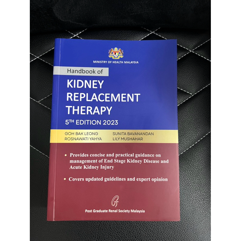 Handbook of Kidney Replacement Therapy (5th Edition 2023)