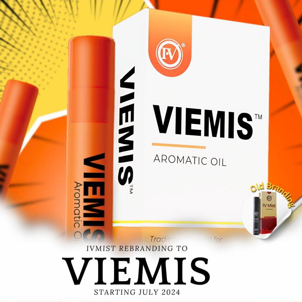 IV MIST REBRAND VIEMIS Original HQ Rawatan Traditional Menyegarkan dan Melegakan Pernafasan dan Anggota Badan