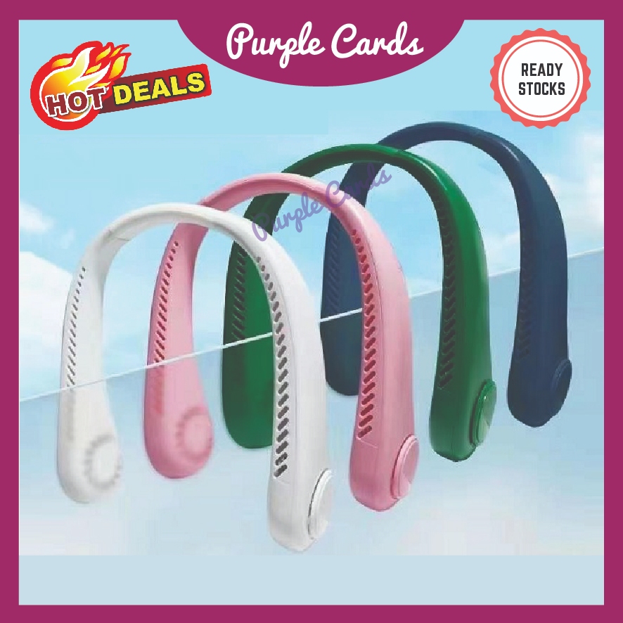 Neck Fan / Portable Fan / Bladeless Fan / USB Fan / Mini Fan / Rechargeable Fan / Kipas Leher / Kipas Mini / Kipas USB