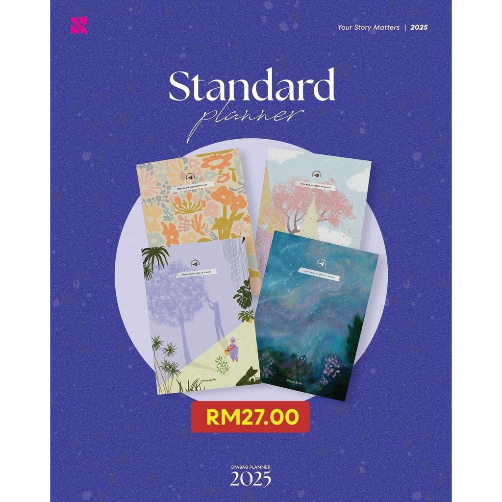 [PREORDER] PLANNER SYABAB 2025 - STANDARD PLANNER (JOURNAL/PERSONAL DIARI/NOTEBOOK)